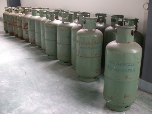 Cylinders of HCFC22 (c) EIA