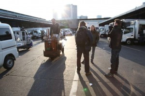 Filming in Japan
