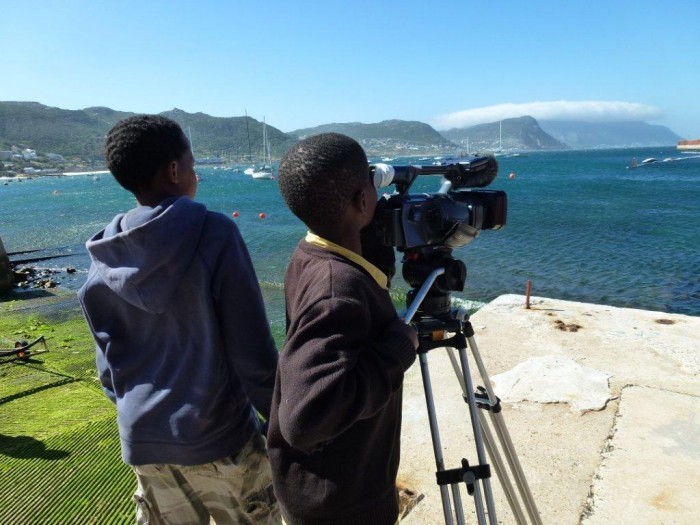 Izivunguvungu Sailing Club students take over the camera